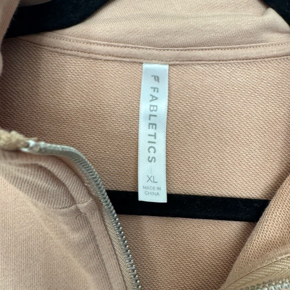 Fabletics Lightweight Go-To Half Zip Sweatshirt - Picture 8 of 8